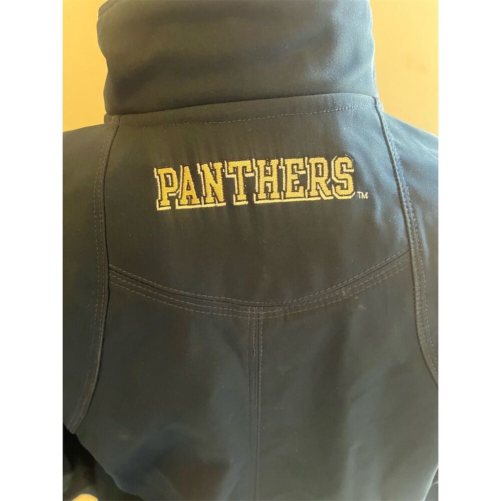 Pitt Nike Pittsburgh Panthers Blue Windbreaker warm Jacket M - Picture 5 of 10